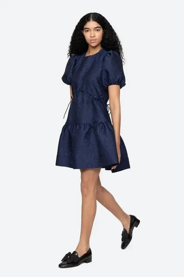 Fayetta Embossed Mini Dress-Dress-Sea New York-Debs Boutique